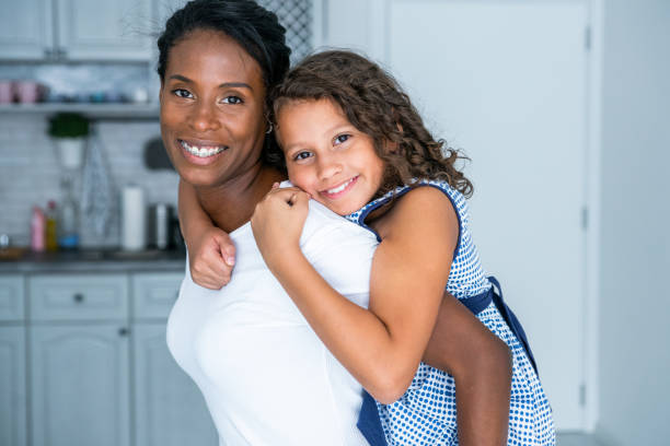 istock Mother and daughter at home. 1222453900