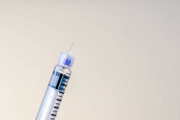 Insulin pen stock photo