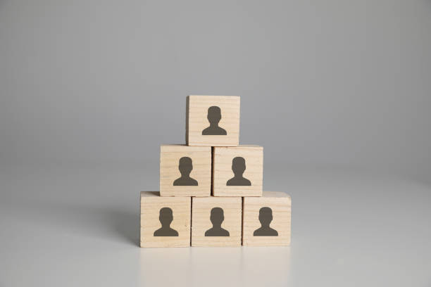 istock Teamwork cubes cooperation building business strategy leadership 1222458750