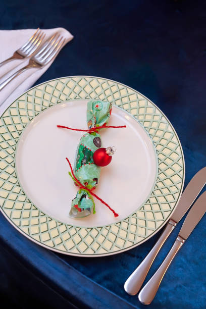 istock A surprise in the form of candy on a plate. 1222458806