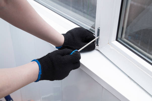 istock Repair and installation of plastic Windows. 1222465623