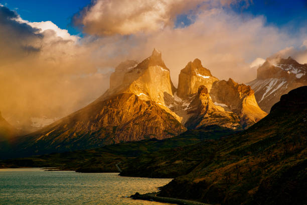 istock Sunset in Torres del Paine, Patagonia, Chile 1222475978