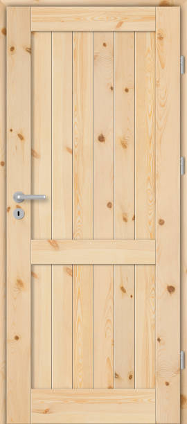 istock Wooden interior doors 1222481252