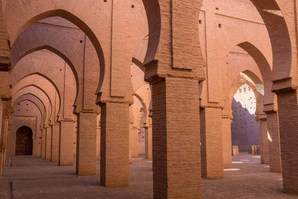 istock Columns of Public Historical Almohad Tin Mal Mosque in Morocco 1222482805