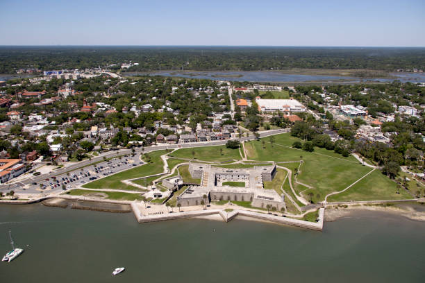 セント オーガスティン フロリダ - st augustine florida usa fort ストックフォトと画像