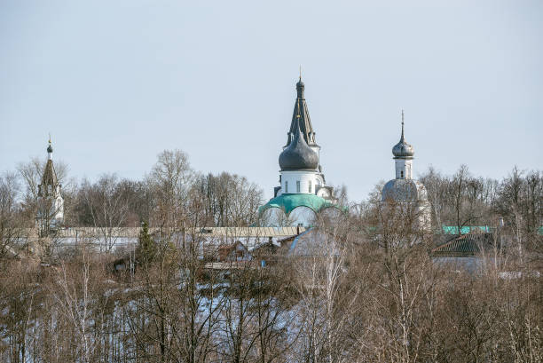 istock Alexandrov Kremlin at spring time. Alexandrov town. 1222483679