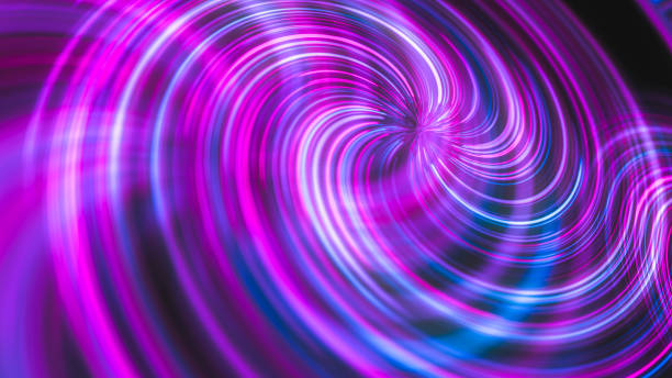istock bright ultraviolet background line by line form a neon spiral 1222483786