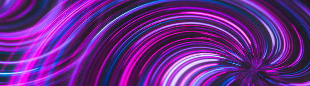 istock futuristic abstract glowing background twisted neon light curves 1222483797