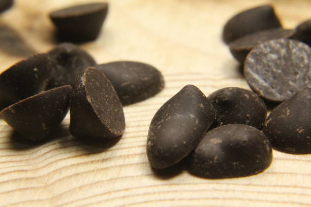 istock close-up chocolate chips and coffee macro photo 1222484561