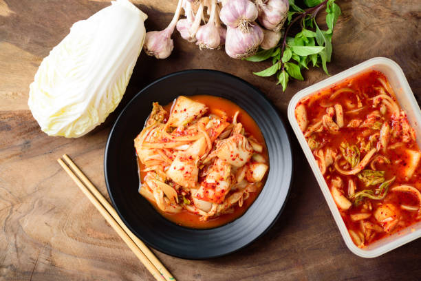 istock Kimchi cabbage, Korean food 1222489748