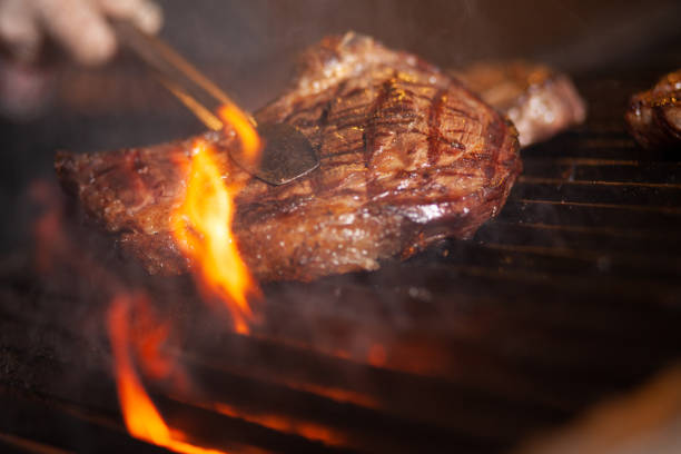 istock meats on the grill - izgara et 1222494400