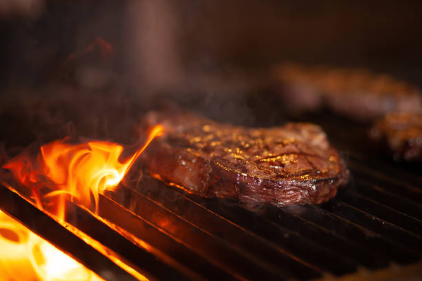 istock meats on the grill - izgara et 1222494461