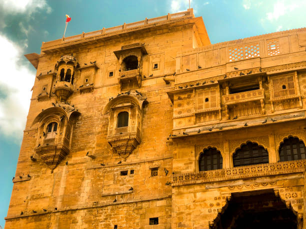 Jaisalmer Fort Beautiful building inside the Jaisalmer fort getty image stock pictures, royalty-free photos & images