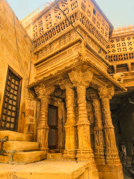 Jaisalmer Fort Building Temple inside the Jaisalmer fort getty image stock pictures, royalty-free photos & images
