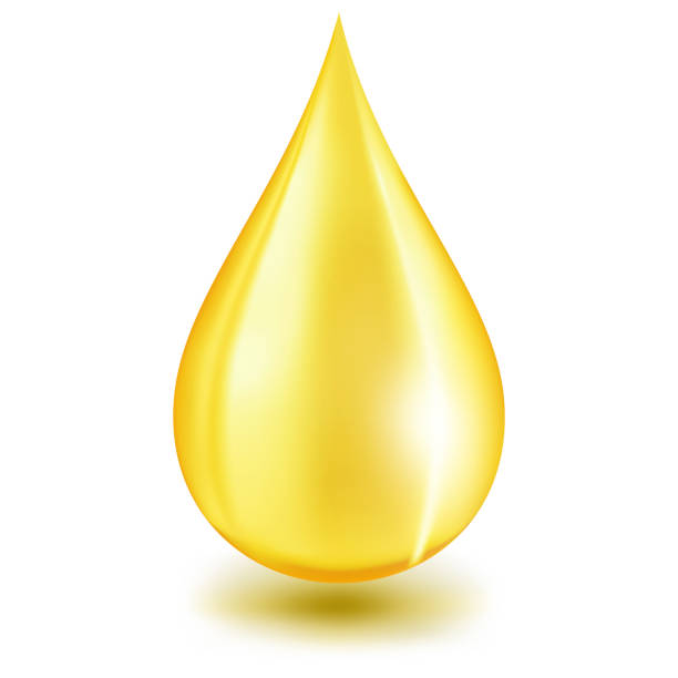 istock Oil drop or honey isolated on white background as industrial and petroleum concept. vector illustration. 1222498197
