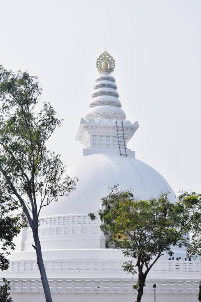 istock shanti stupa Rajgir, India 1222519045