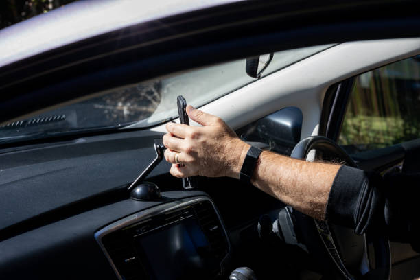 istock Wireless Car Charger And Smart Phone 1222519098