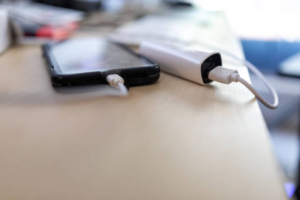 istock Smart Phone Charging On Power Bank 1222519179