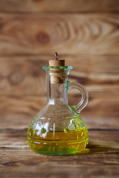 istock A bottle of olive oil is on the table. 1222526270
