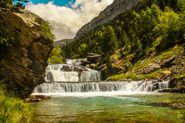 istock Soaso waterfall (also known as Soaso Steps) in Arazas river. 1222527167