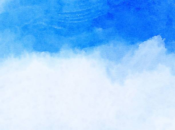 istock watercolor of blue color background 1222534488
