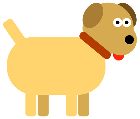 Cute Dog Pets Isolated On A Transparent Background In Cartoon Stock  Illustration - Download Image Now - iStock