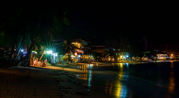 istock Night on the Beach of El Nido, Palawan, Philippines 1222536251