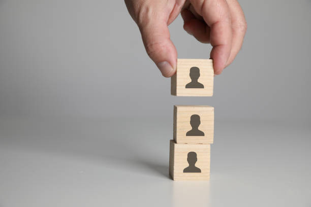 istock Teamwork cubes cooperation building business strategy leadership 1222543430
