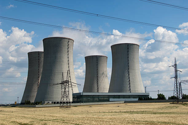 Atomic power station in Dukovany, Czech Republic.