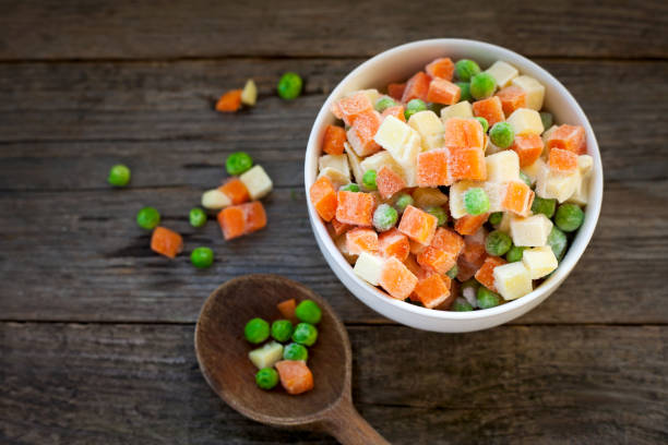 istock delicious carrot peas on the kitchen table 1222549387