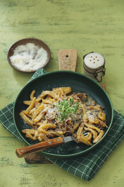 istock Pasta with Wild Mushrooms 1222550894