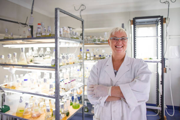 istock Proudly Smiling in Her Laboratory 1222555932