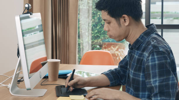 istock Southeast asian man working from home 1222556507