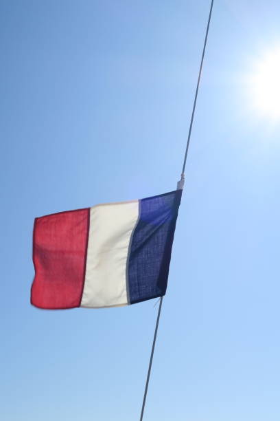 istock French flag, France 1222556524