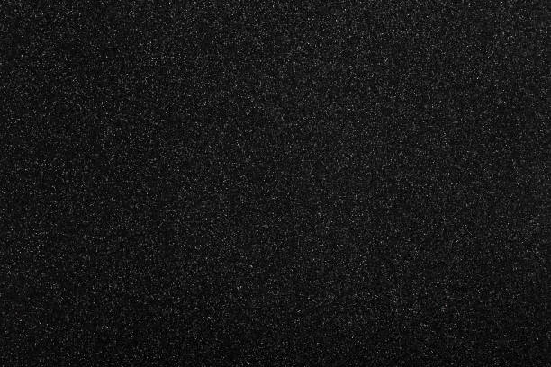 istock Black glitter background. Christmas black texture background. 1222557746