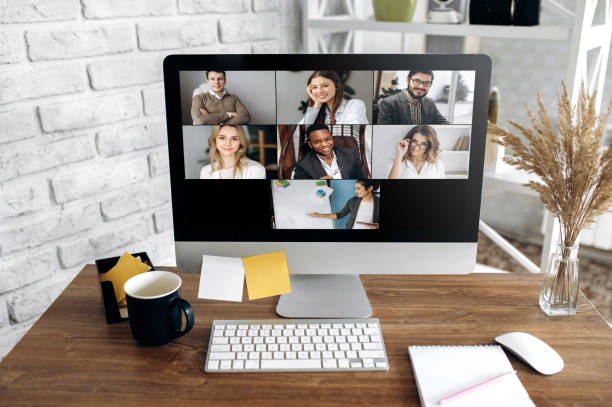 istock zoom communication remotely screen app meeting online network group conference 1222561891