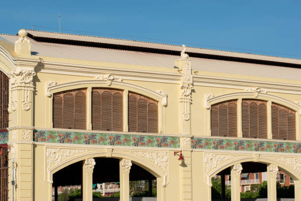 istock Valencia Old Port Building early sunny morning 1222565025