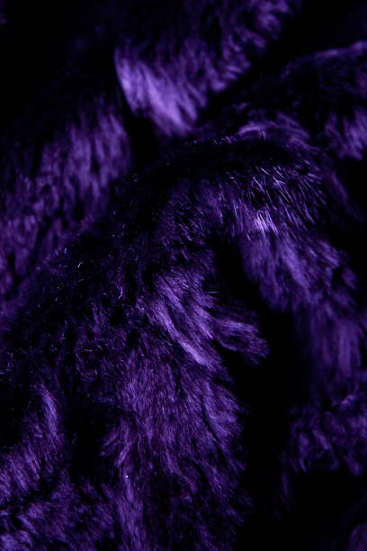 istock Structure of fur background texture violet 1222569588