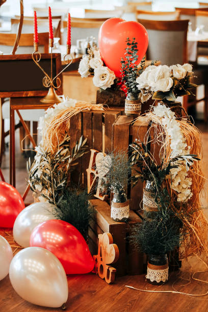 istock celebration dinner table concept stock photo 1222571145