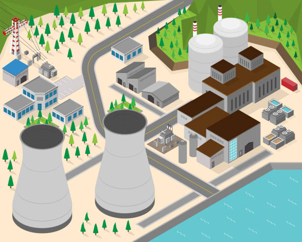 Nuclear Energy Nuclear Power Plant With Isometric Graphic Stock Illustration - Download Image Now - iStock Nuclear Energy Nuclear Power Plant With Isometric Graphic Stock Illustration - Download Image Now - iStock