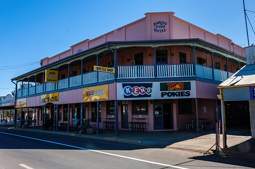 Blackall is a small town and rural locality in the Blackall-Tambo Region in Central West Queensland, Australia. It is the service centre for the Blackall-Tambo Region. The dominant industry in the area is grazing.