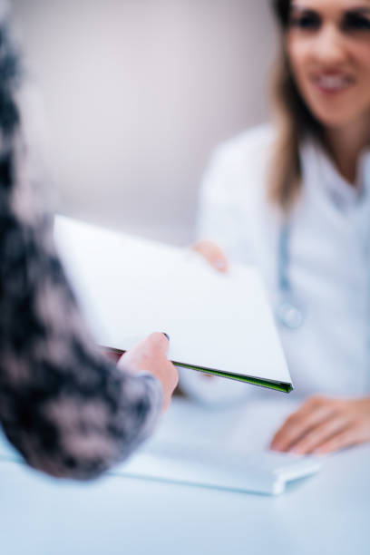 istock Signing Healthcare Medical Data Form 1222588888