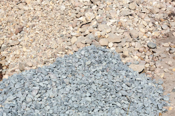 istock A bulk of gravel rock which is preparation for construction working site, material for building industrial. 1222600762