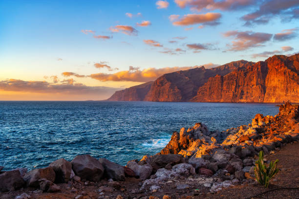 istock Los Gigantes Cliffs on Atlantic Ocean in Tenerife 1222603651