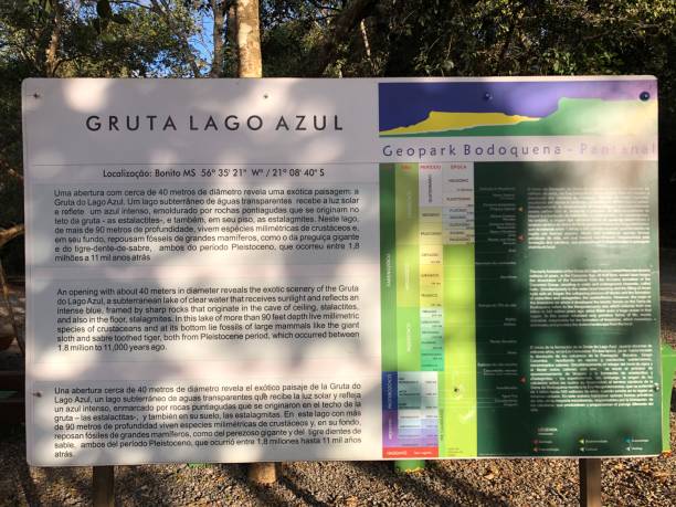 istock Lago Azul Cave is a natural monument. 1222604224