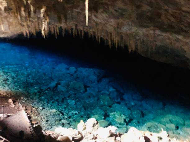 istock Lago Azul Cave is a natural monument. 1222604322