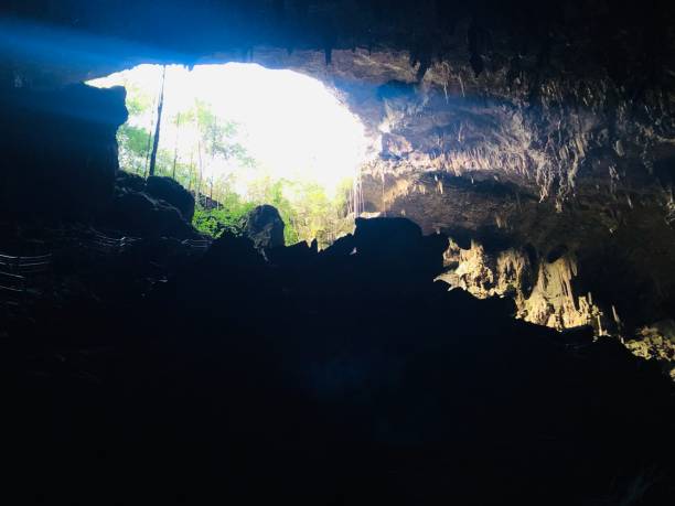 istock Lago Azul Cave is a natural monument. 1222604329