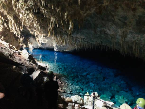 istock Lago Azul Cave is a natural monument. 1222604359