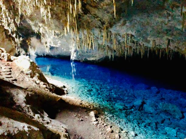 istock Lago Azul Cave is a natural monument. 1222604454