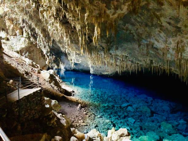 istock Lago Azul Cave is a natural monument. 1222604612